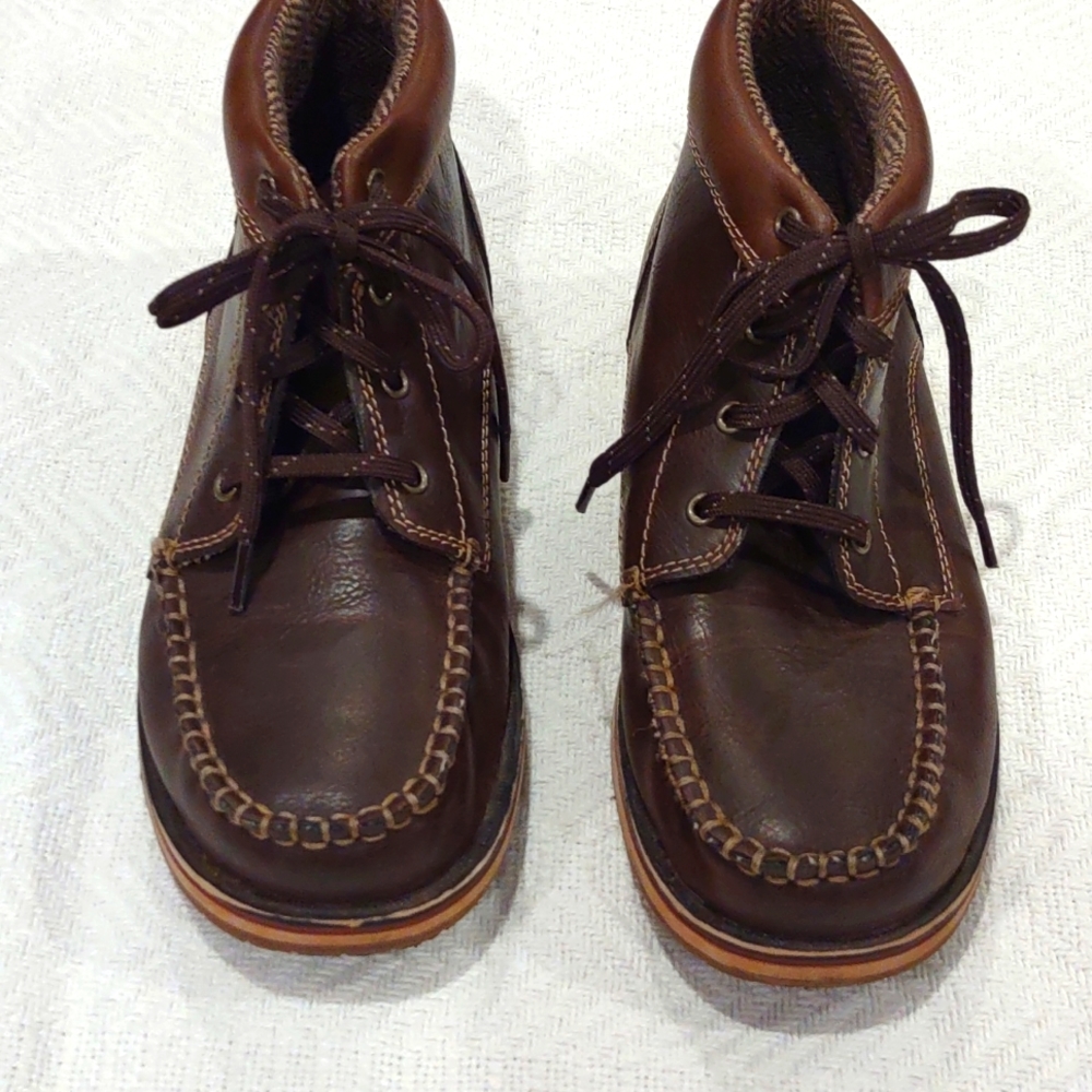 Eddie Bauer Ankle Boots, brown, boys size 3